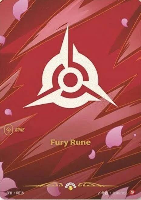 Image for Fury Rune (R01b) (R01b) - Riftbound: League of Legends Trading Card Game