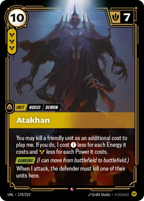 Image for Atakhan (170/219) - Riftbound: League of Legends Trading Card Game