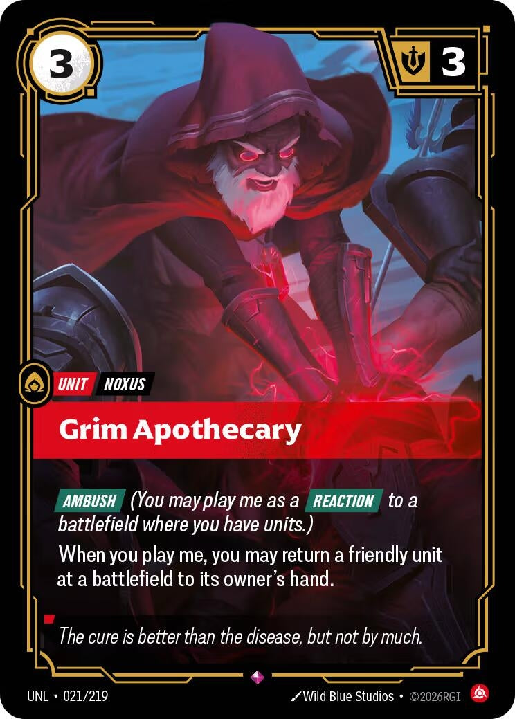 Image for Grim Apothecary (021/219) - Riftbound: League of Legends Trading Card Game