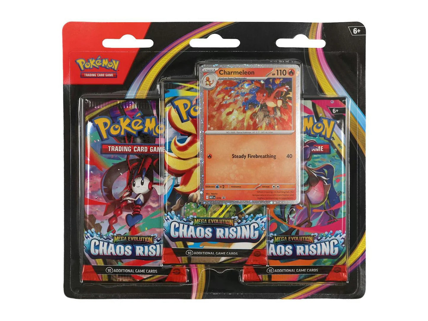 Pokémon TCG: Chaos Rising 3 Pack Blister