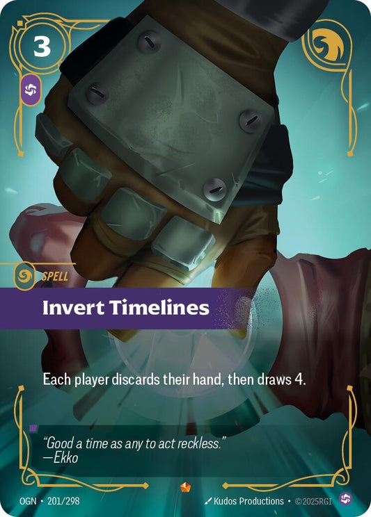 Image for Invert Timelines (201/298) - Riftbound: League of Legends Trading Card Game