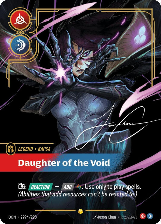 Image for Kai'Sa - Daughter of the Void (Signature) (299*/298) - Riftbound: League of Legends Trading Card Game