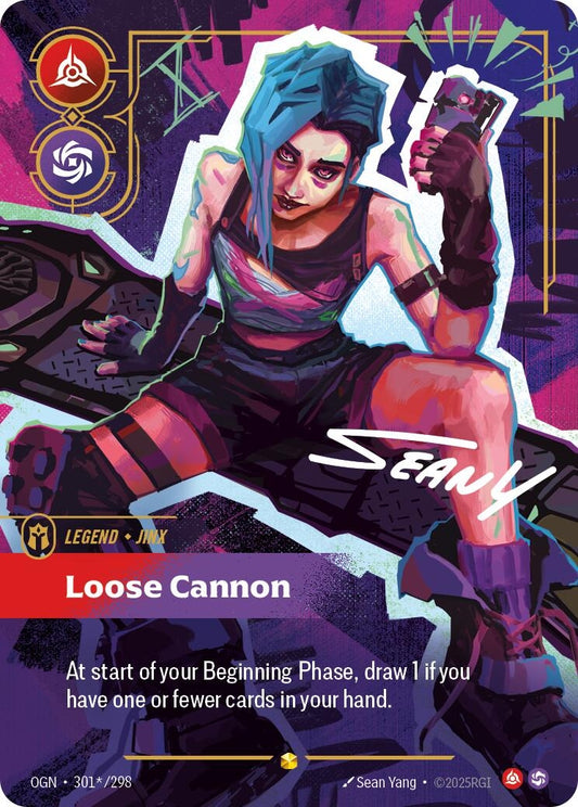 Image for Jinx - Loose Cannon (Signature) (301*/298) - Riftbound: League of Legends Trading Card Game