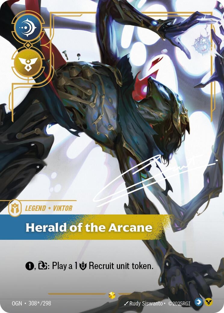 Image for Viktor - Herald of the Arcane (Signature) (308*/298) - Riftbound: League of Legends Trading Card Game