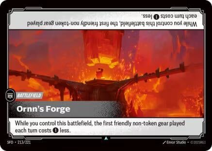 Image for Ornn's Forge (213/221) - Riftbound: League of Legends Trading Card Game