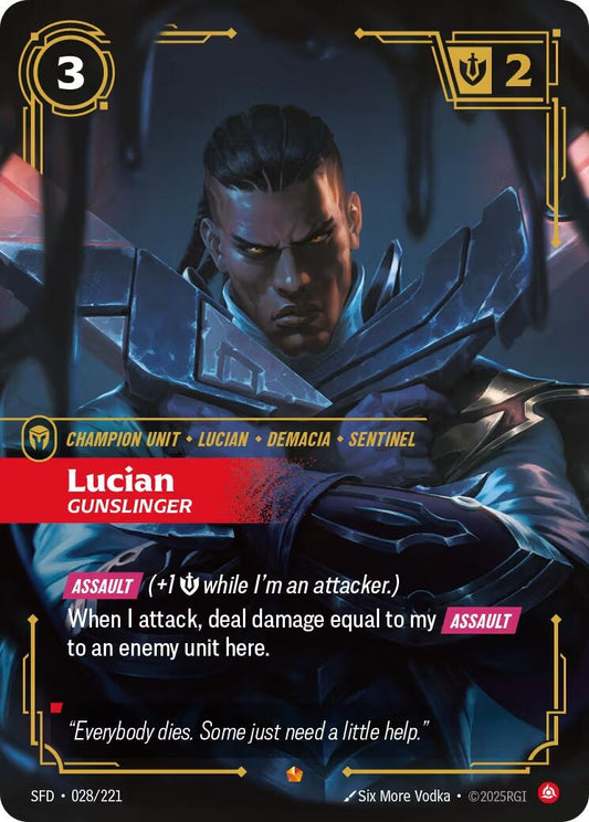 Image for Lucian - Gunslinger (028/221) - Riftbound: League of Legends Trading Card Game