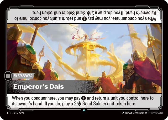 Image for Emperor's Dais (207/221) - Riftbound: League of Legends Trading Card Game