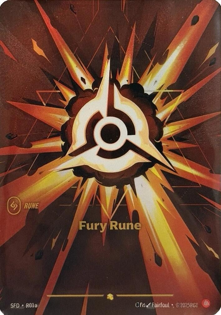 Image for Fury Rune (R01a) (R01a) - Riftbound: League of Legends Trading Card Game