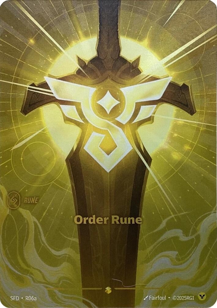 Image for Order Rune (R06a) (R06a) - Riftbound: League of Legends Trading Card Game