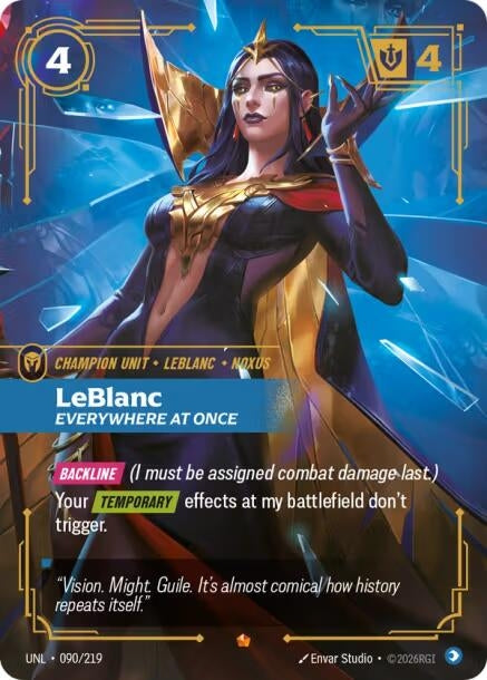 Image for LeBlanc - Everywhere At Once (090/219) - Riftbound: League of Legends Trading Card Game