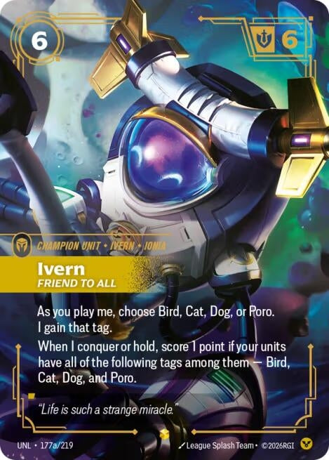 Image for Ivern - Friend to All (Alternate Art) (177a/219) - Riftbound: League of Legends Trading Card Game