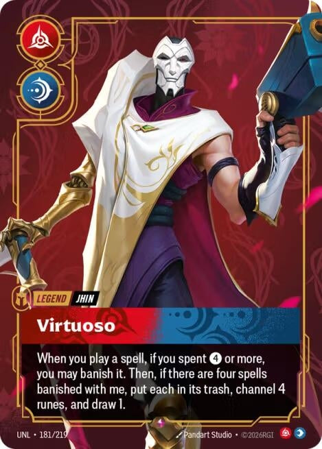 Image for Jhin - Virtuoso (181/219) - Riftbound: League of Legends Trading Card Game