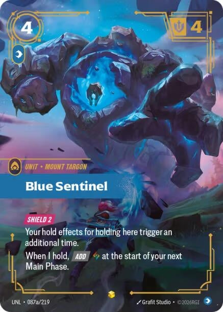Image for Blue Sentinel (Alternate Art) (087a/219) - Riftbound: League of Legends Trading Card Game