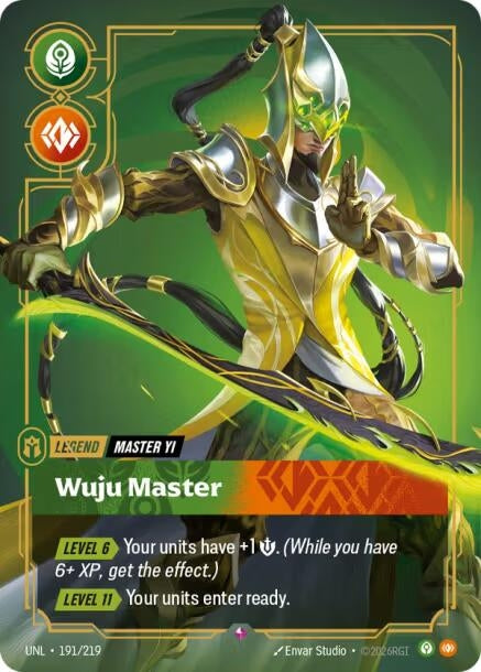 Image for Master Yi - Wuju Master (191/219) - Riftbound: League of Legends Trading Card Game