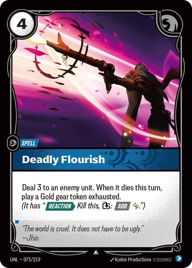 Image for Deadly Flourish (073/219) - Riftbound: League of Legends Trading Card Game