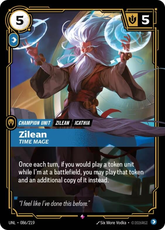 Image for Zilean - Time Mage (086/219) - Riftbound: League of Legends Trading Card Game