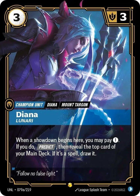 Image for Diana - Lunari (Alternate Art) (079a/219) - Riftbound: League of Legends Trading Card Game