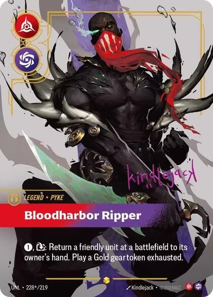 Image for Pyke - Bloodharbor Ripper (Signature) (228*/219) - Riftbound: League of Legends Trading Card Game