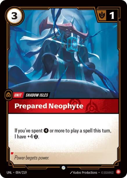 Image for Prepared Neophyte (004/219) - Riftbound: League of Legends Trading Card Game