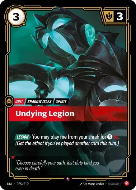 Image for Undying Legion (025/219) - Riftbound: League of Legends Trading Card Game