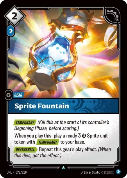 Image for Sprite Fountain (078/219) - Riftbound: League of Legends Trading Card Game
