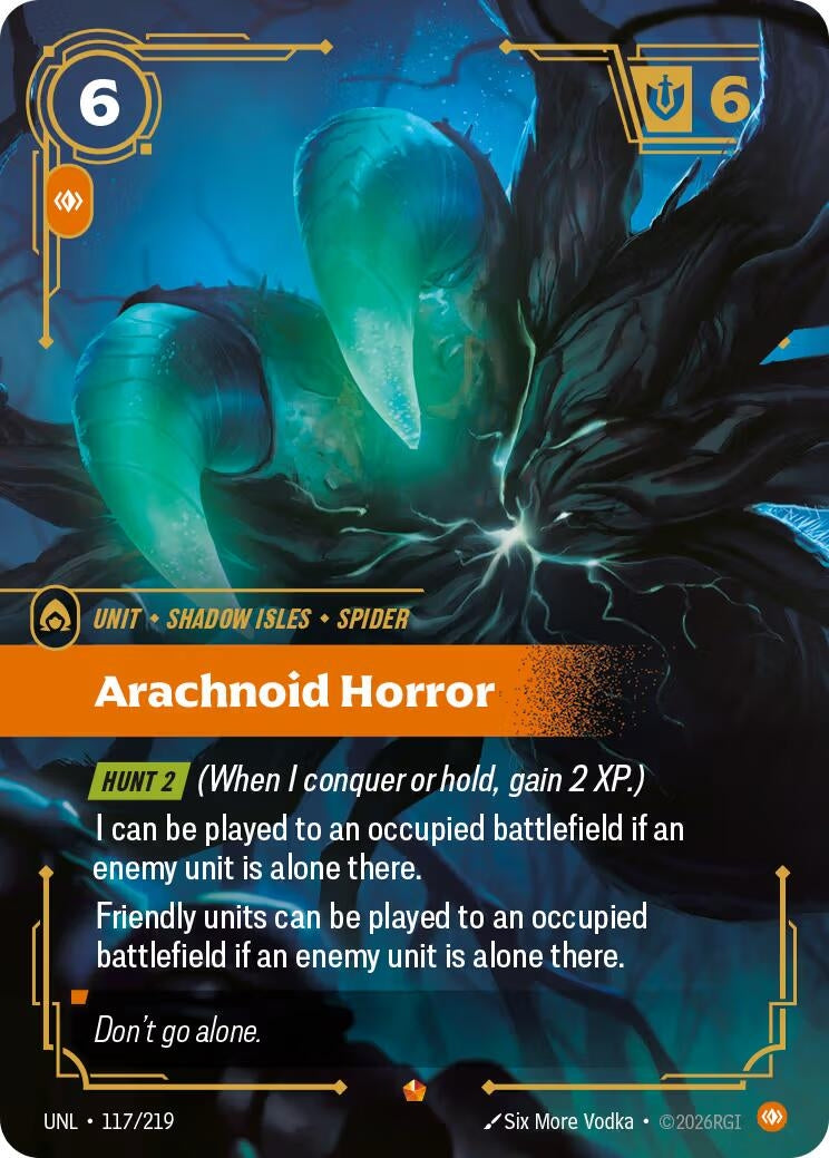 Image for Arachnoid Horror (117/219) - Riftbound: League of Legends Trading Card Game