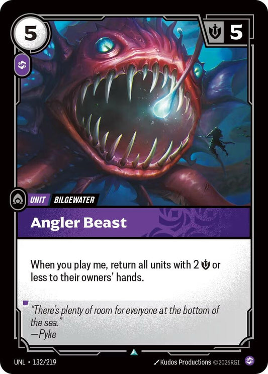 Image for Angler Beast (132/219) - Riftbound: League of Legends Trading Card Game