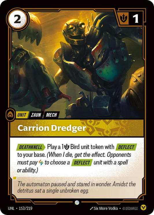 Image for Carrion Dredger (153/219) - Riftbound: League of Legends Trading Card Game