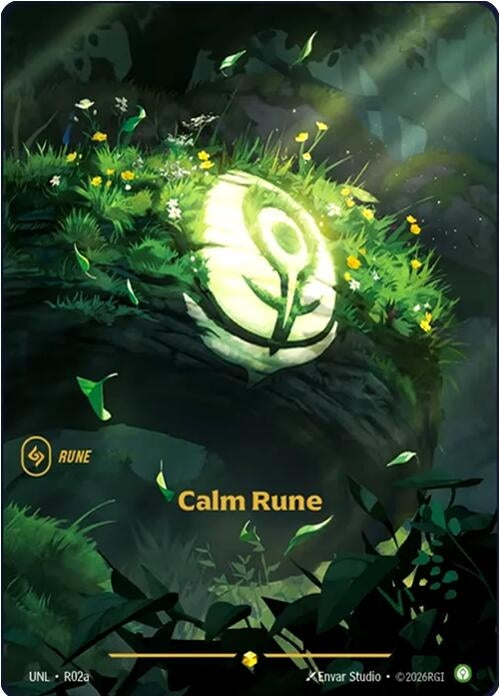 Image for Calm Rune (R02a) (R02a) - Riftbound: League of Legends Trading Card Game