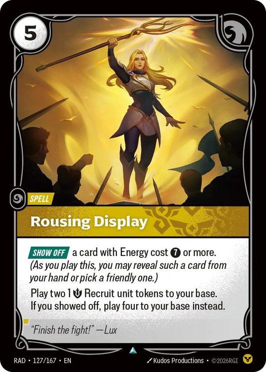 Image for Rousing Display (127/167) (RAD) - Riftbound: League of Legends Trading Card Game