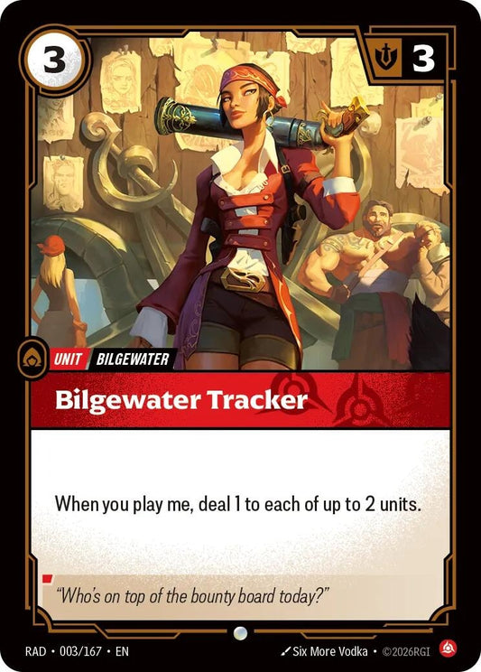 Image for Bilgewater Tracker (003/167) (RAD) - Riftbound: League of Legends Trading Card Game