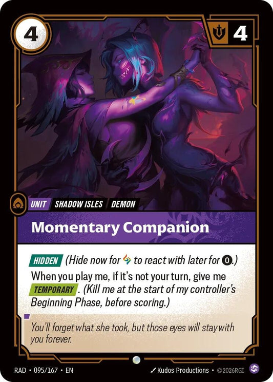 Image for Momentary Companion (095/167) (RAD) - Riftbound: League of Legends Trading Card Game