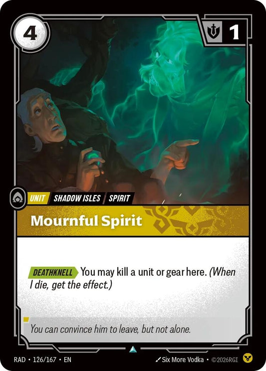 Image for Mournful Spirit (126/167) (RAD) - Riftbound: League of Legends Trading Card Game