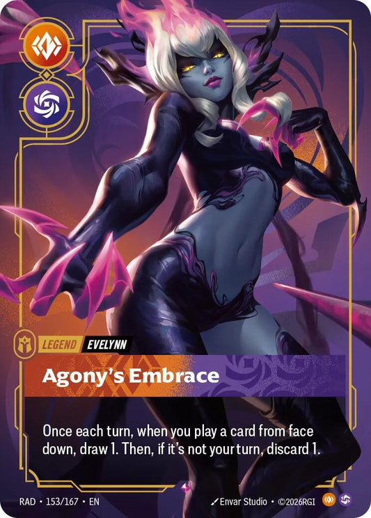 Image for Evelynn, Agony's Embrace (153/167) (RAD) - Riftbound: League of Legends Trading Card Game