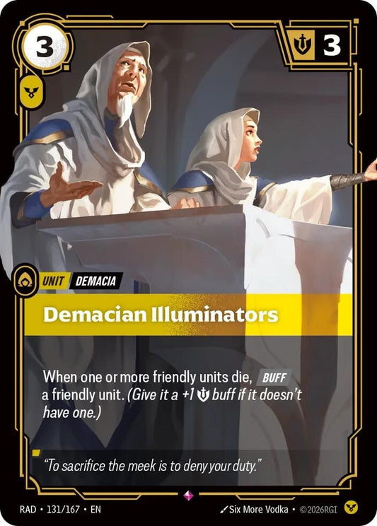 Image for Demacian Illuminators (131/167) (RAD) - Riftbound: League of Legends Trading Card Game