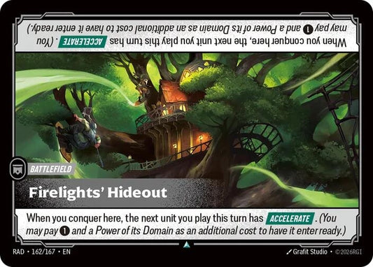 Image for Firelights' Hideout (162/167) (RAD) - Riftbound: League of Legends Trading Card Game