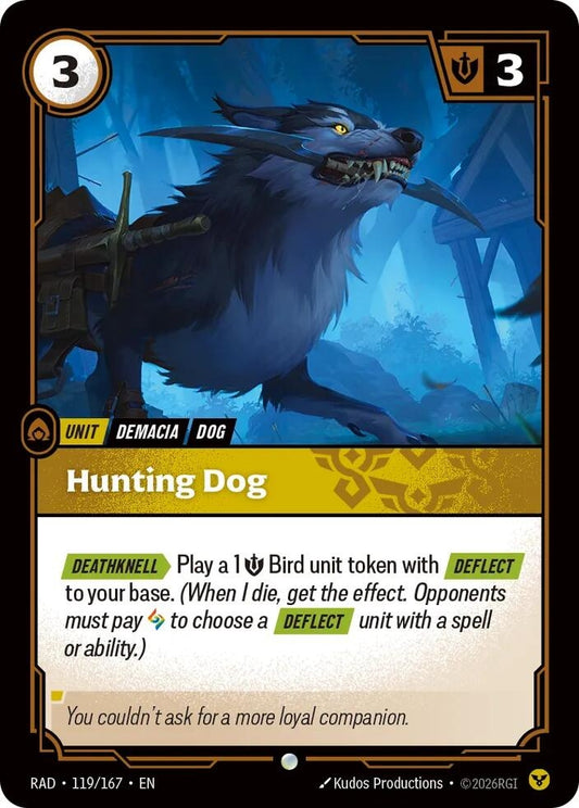 Image for Hunting Dog (119/167) (RAD) - Riftbound: League of Legends Trading Card Game