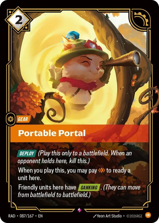Image for Portable Portal (087/167) (RAD) - Riftbound: League of Legends Trading Card Game