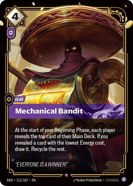 Image for Mechanical Bandit (111/167) (RAD) - Riftbound: League of Legends Trading Card Game