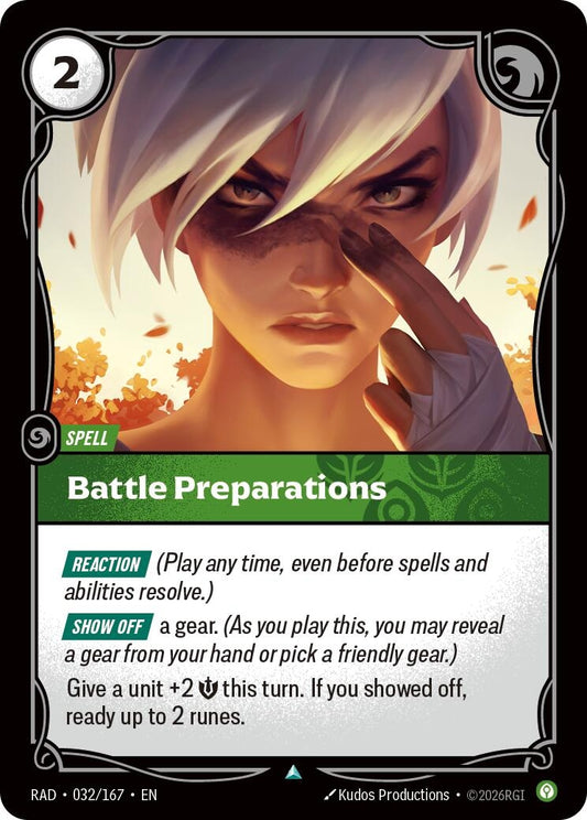 Image for Battle Preparations (032/167) (RAD) - Riftbound: League of Legends Trading Card Game