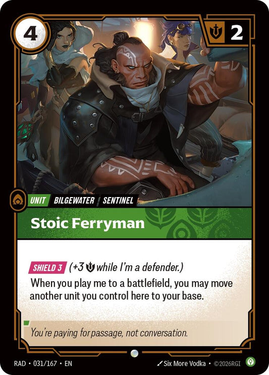 Image for Stoic Ferryman (031/167) (RAD) - Riftbound: League of Legends Trading Card Game