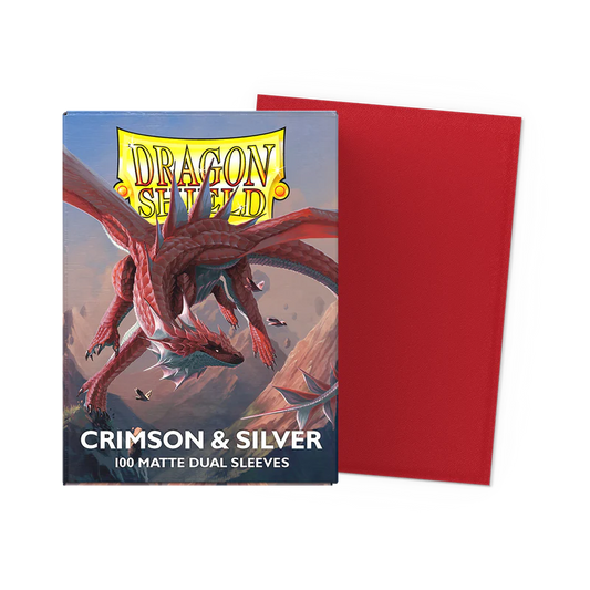 Crimson & Silver - Matte Dual Sleeves