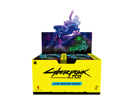 (Pre-order deposit) Cyberpunk TCG: Welcome to Night City Booster box