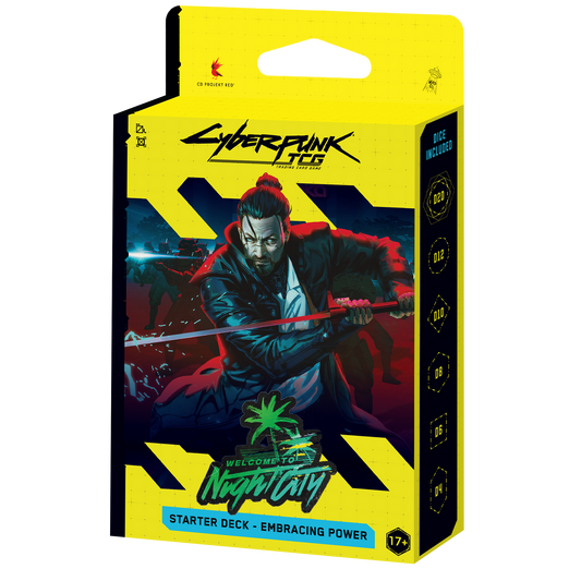(Pre-order deposit) Cyberpunk TCG: The Heist/Embracing Power Starter Deck