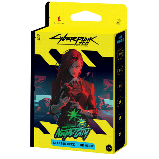 (Pre-order deposit) Cyberpunk TCG: The Heist/Embracing Power Starter Deck
