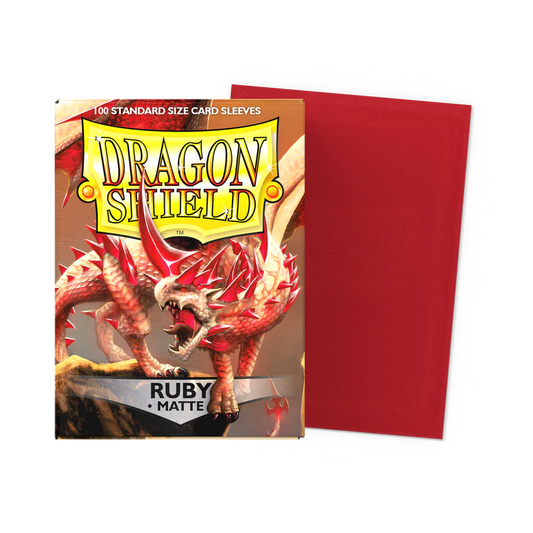 Dragon Shield Ruby - Matte Sleeves