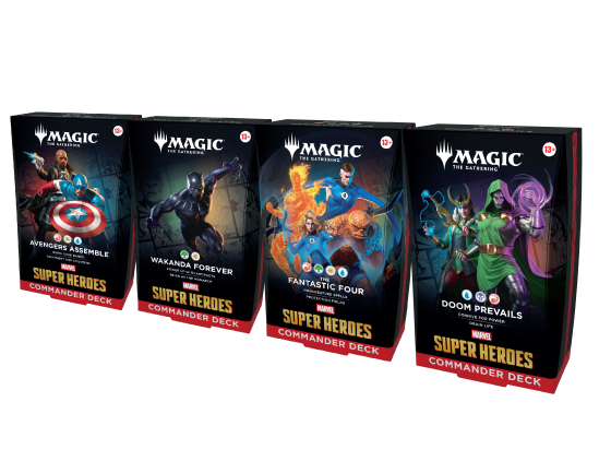 (Preorder) Marvel Super Heroes Commander Bundle (Set of 4)