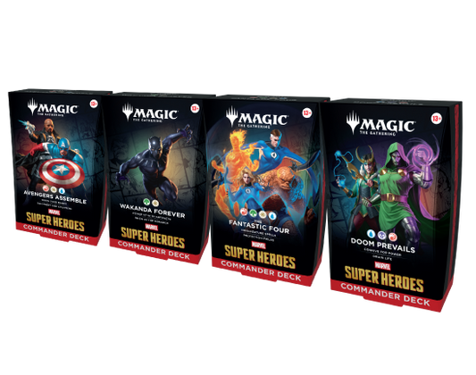 (Preorder) Marvel Super Heroes Commander Bundle (Set of 4)