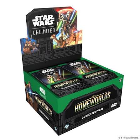 (Pre-order deposit) Star Wars: Unlimited - Homeworlds BOOSTER BOX