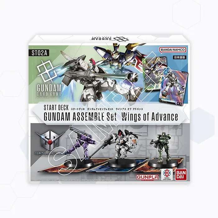 Gundam Card Game: STARTER DECK GUNDAM ASSEMBLE SET Wings of Advance [ST02A] - JP
